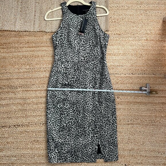 NWT Leopard Print Sheath Dress - Picture 8 of 10